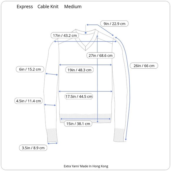 Vintage Express Crew Neck Med White Cable Knit Long Sleeve Pullover Sweater - Picture 2 of 12